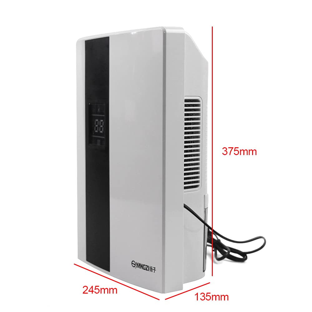 Remote Intelligent Dehumidifier With 2.2L/0.58 Gallons Water Tank For Home And Basement Quiet Moisture Remove Auto Continuous Drainage Purify Air Dryer Machine