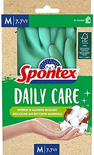 Spontex Daily Care - Guantes de látex 100% aprobado por el FSC, f...