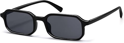 Miniatura 2 de Gafas de sol rectangulares retro delgadas para hombres y mujeres de los años 90, gafas de sol estrechas vintage con marco delgado AP3740