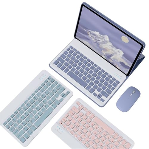 Étui Huawei MatePad 11.5S 2024 XYAL avec clavier rétroéclairé rose