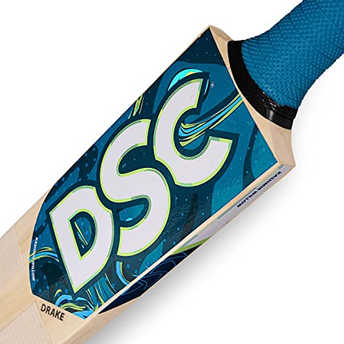 DSC Drake Kashmir Cricket Bat For Mens and Boys (Beige, Size -6) | Material: kashmir Willow | Lightweight | Free Cover | Ready to play | For Intermediate Player | Ideal For Leather Ball - Image 4