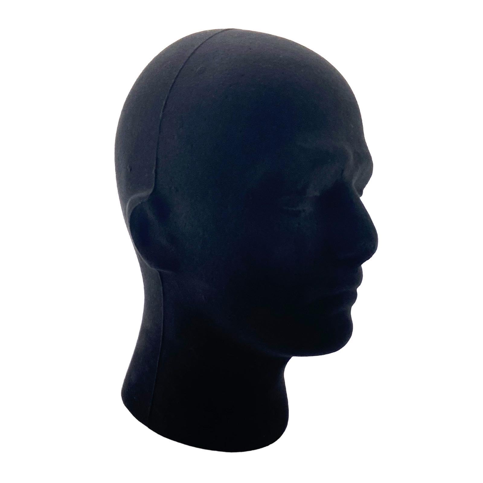 AUYXSSZ Stylish Mannequin Head Model Holder For Hats And Wigs Durable Home Travel Displays Mannequin Head Model Is Made Of Foam Dome Display Hair Hats