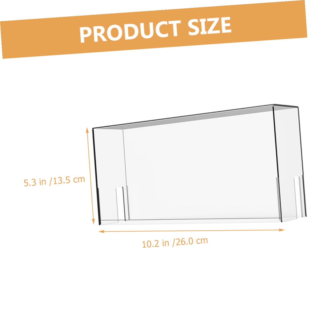 Homoyoyo Caja y Diseño Compacto Acrílica Transparente para Consola de Juegos Switch Protección Antipolvo para Almacenamiento y Exhibición en Mesa de Juego