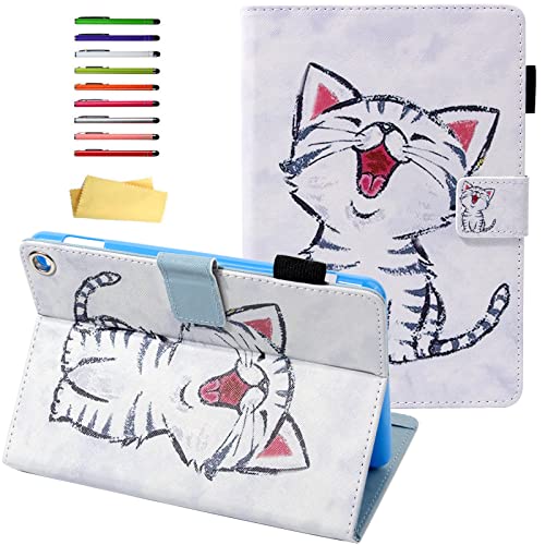 UUCovers for Amazon Fire HD 8 & Fire HD 8 Plus �^�u���b�g�P�[�X ��12/��10���� (2022/2020�N����) �X����������v�t�H���I�X�^���h�J�o�[ �y���V���z���_�[�|�P�b�g�t�� [�����E�F�C�N/�X���[�v]