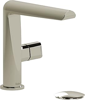 Riobel PBS01PN Riobel PBS01 Parabola 1.2 GPM Single Hole Bathroom Faucet with Pop-Up Drain Assembly