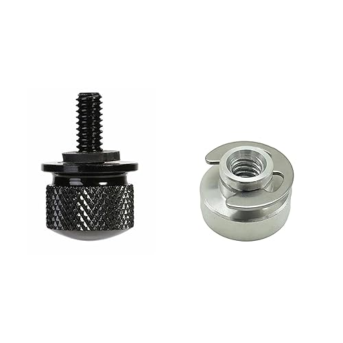 Miniatura 7 de Juego de 4 tornillos y tuercas de acero inoxidable para guardabarros trasero y guardabarros, montaje rápido, compatibles con Harley Touring Soft