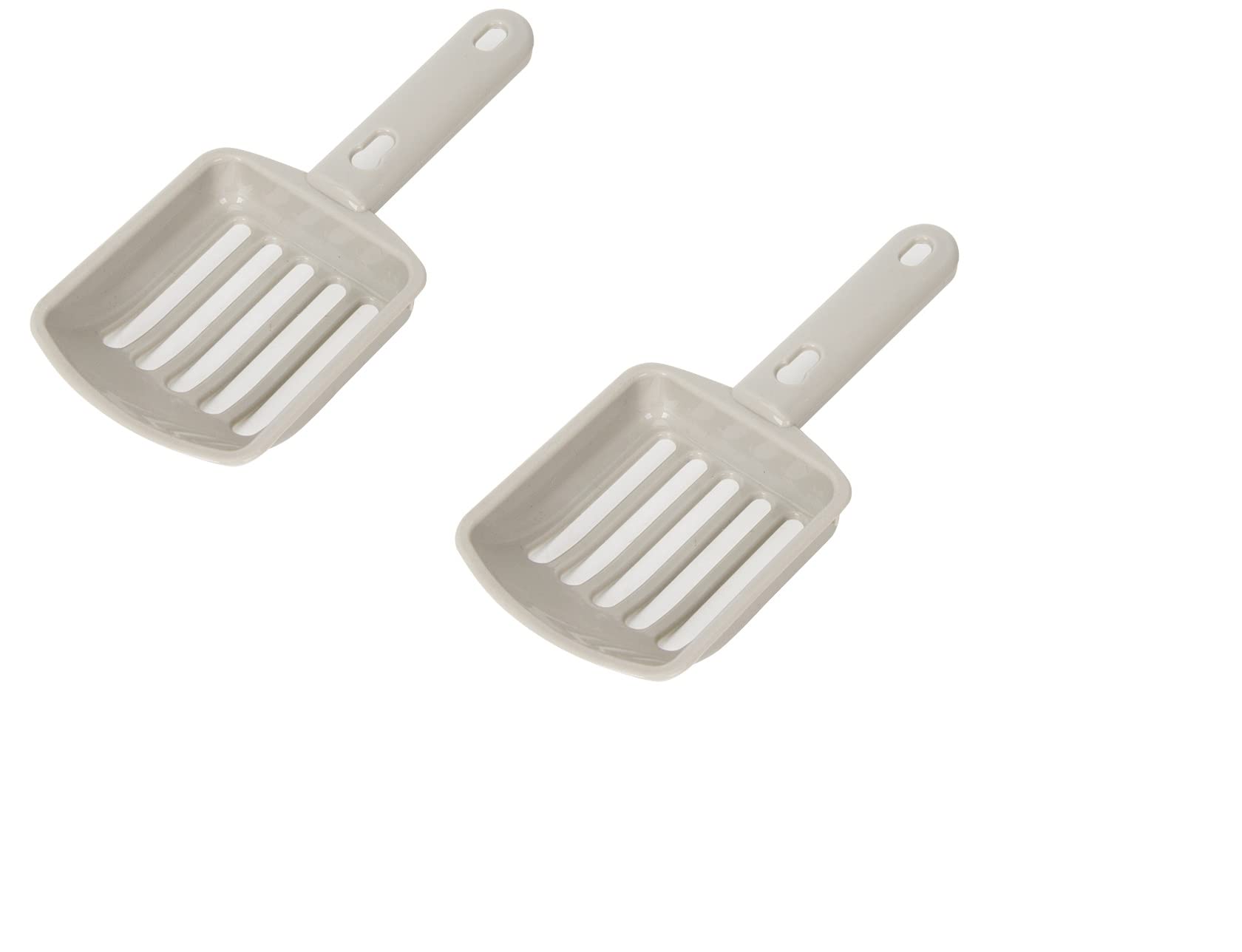 Taiyo Pluss Discovery® Cat Litter Scoop, Sie: (18X8X2 cm) (LXWXH), Cat Litter Scoop, Cat Litter Cleaning Scooper, Cat Litter Scoop Cum Shovel (Color May Vary) (Pack of 2) 1