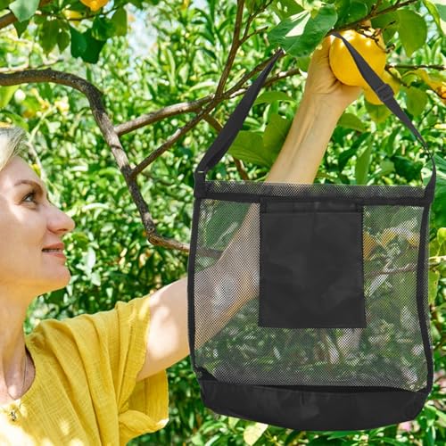 Bolsa de malla para setas UPKOCH con correa ajustable pack de 2 para senderismo 6
