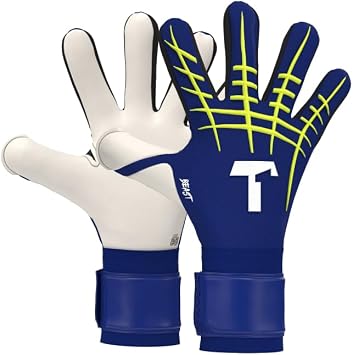 T1TAN Beast Goalkeeper Gloves - with Finger Protection - Soccer Goalie Gloves Adult - Professional Goal Keeper Gloves for Youth, Men & Women - Size 6-11