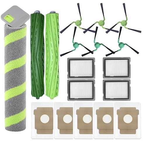 Image of Replacement Parts for iRobot Roomba Max 705 705x Combo Robot + AutoWash Dock Vacuum Cleaner, 1 Set Roller Brush 1 Mop Roller Brush 5 Dust Bag 4 HEPA Filter 3 Pairs Side Brush Accessories kit