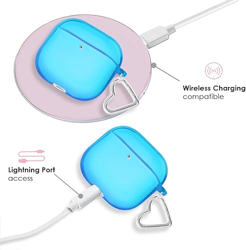 Miniatura 84 de VELVET CAVIAR Funda compatible con AirPods 4 con llavero, bonitas fundas protectoras duras para AirPod de 4ª generación para mujeres, color rosa