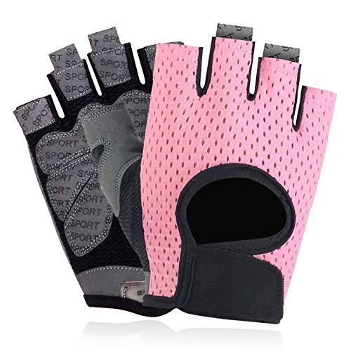 Workout Gloves Breathable Non-Slip Silica Gel Grip Exercise Gloves for Men Women Weightlifting Yoga Dumbbell Bodybuilding Sport