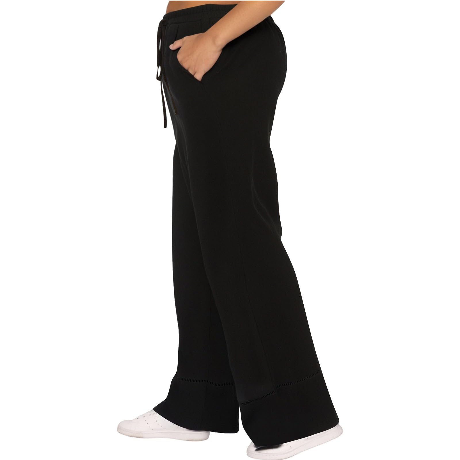 Pantalon de grossesse avec poche pratique et taille ajustable - 7