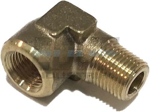 Codo de calle de latón forjado de 90 grados 18 "macho NPT X 18" hembra NPT combustibleaireaguaaceitegas WOG (cantidad 01)