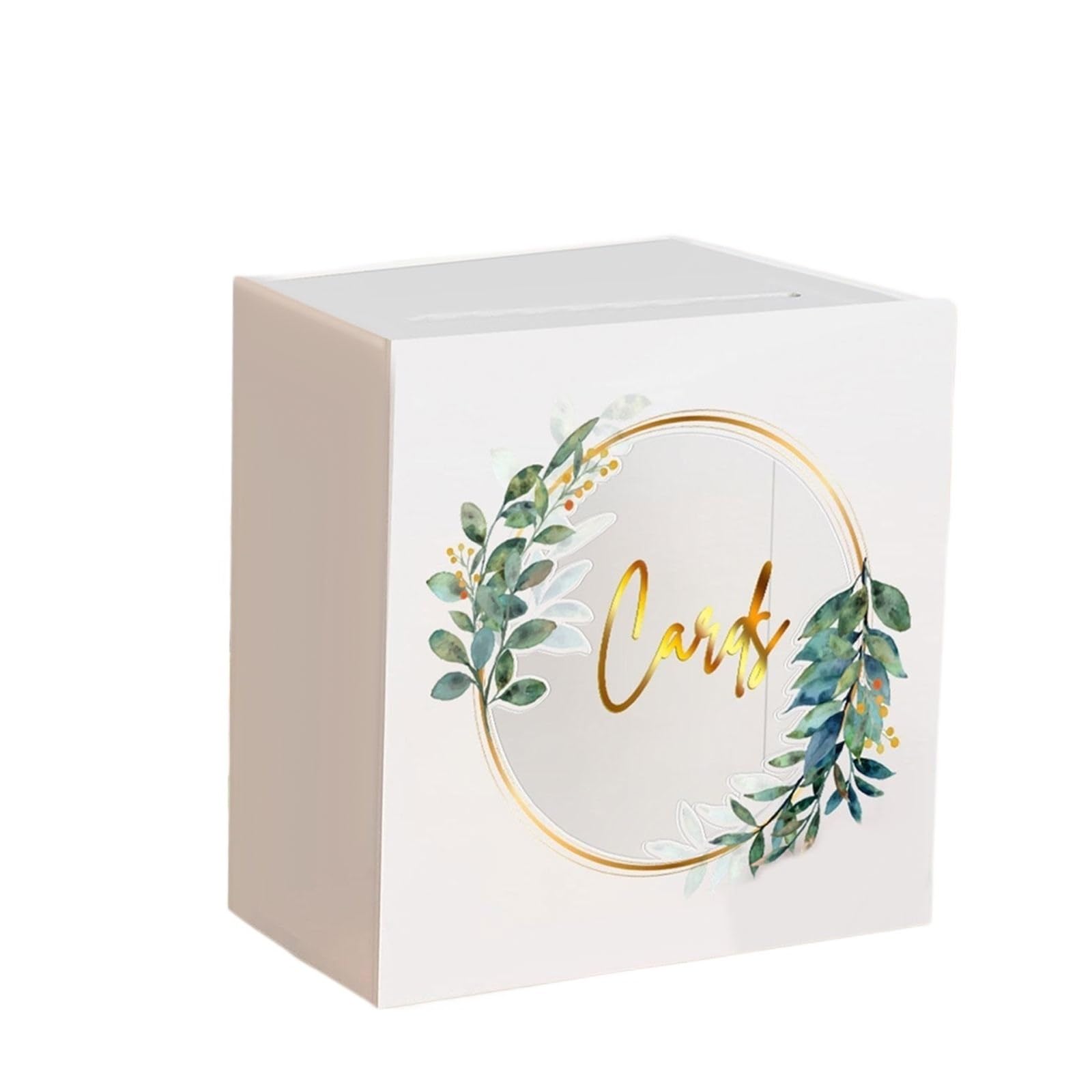 KHASCBNF Wedding Card Box Wedding Card Box With Slot Floral Print Envelope Holder For Birthdays, Graduation Parties, Anniversaries