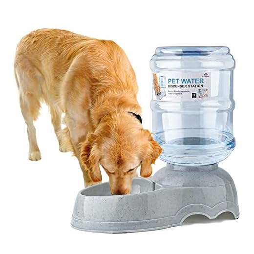 Dog Water Dispenser for Large Dogs and Cats, 3 Gallon Gravity Automatic Feeder, Cat and Dog Water Dispenser Station, Cat Water Dispenser, Large Size Dog Drinking Fountain