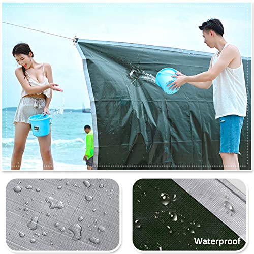 Lona impermeable resistente OKUOKA con plástico espesado de alta durabilidad 5
