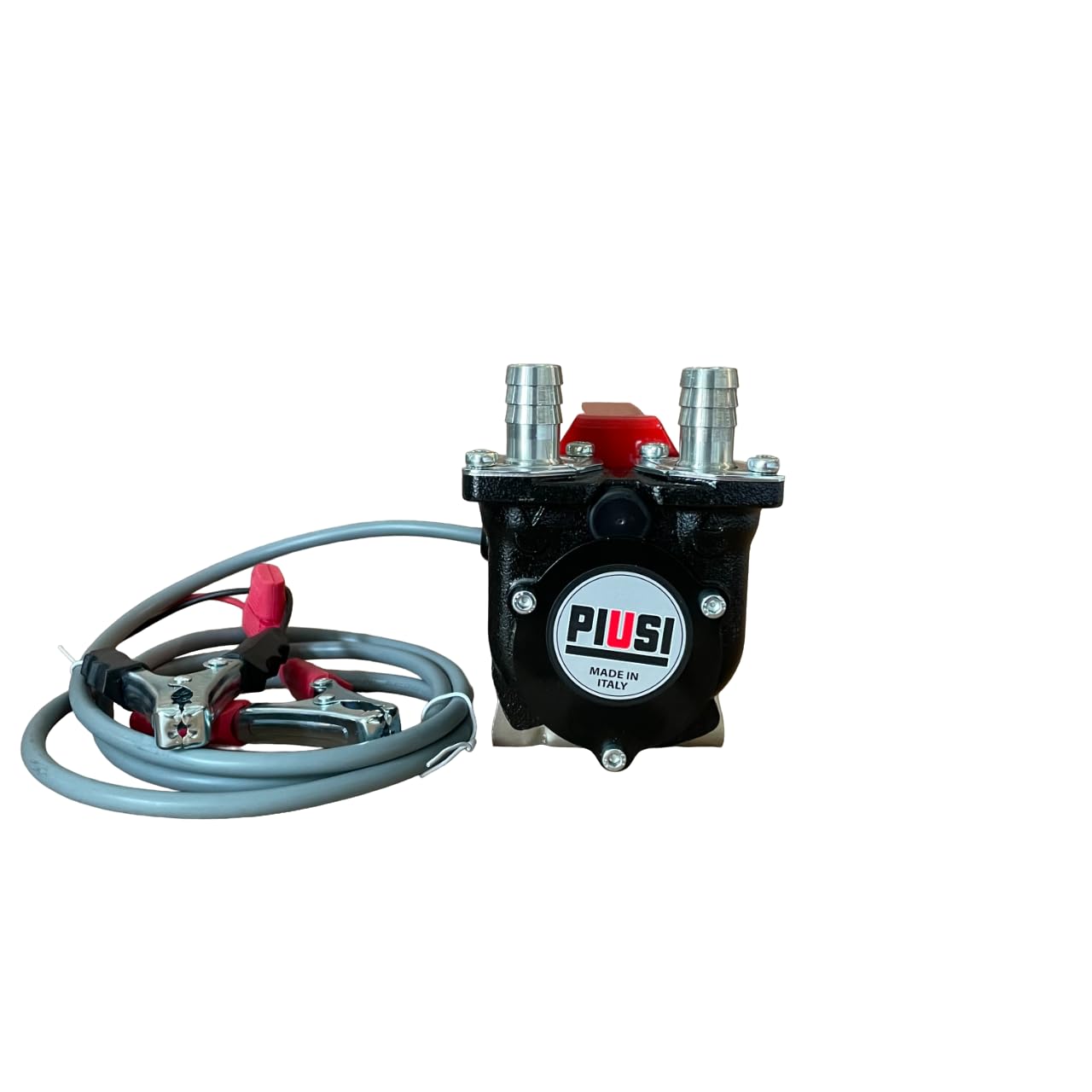 PIUSI Carry Kit Pompa Travaso Diesel 12V, 50 l/min, Attacchi 3/4" con Pinze | Pompa travaso gasolio 12V, per diesel, portata 50 l/min, alimentazione 12V, BP3000