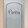 BATTOO Pantry Decal - Pantry Door Decal - Pantry Wall Decal - Kitchen Decor - Pantry Sign - Kitchen Pantry - Kitchen D¨¦corBlack, 4.6