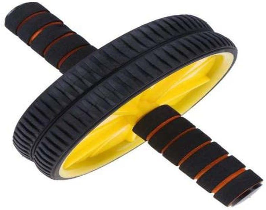 Owlix Ab Roller Wheel for Home Gym Abdominal Exercise/Core Workouts for Men and Women Ab Exerciser (Black, Yellow)-picture-15