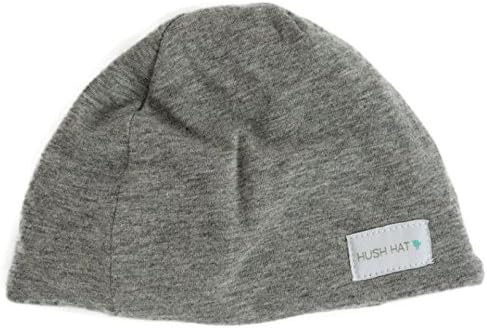 Hush Baby Hat with Softsound Technology and Medical Grade Sound Absorbing Foam, Slate Gray/Small