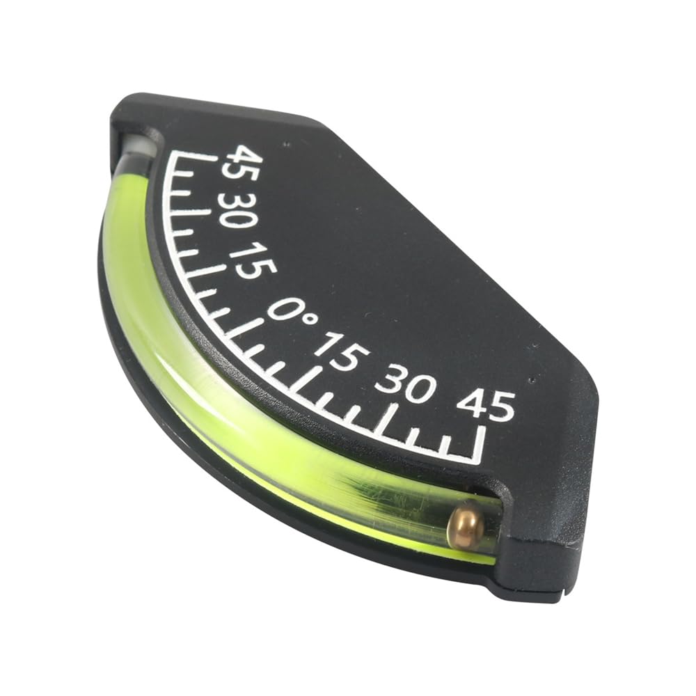 Para Vehículos Marinos Y Todo Terreno, 45 ° Inclinómetro Gauge - Indicador De Nivel Impermeable Para Barcos, Caravanas Y 4X4S (201-F Modelo)