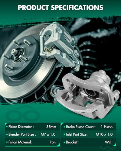 Image of SCITOO Rear Right Brake Caliper With Bracket 19B2904 Compatible For Toyota Highlander 2004-2007