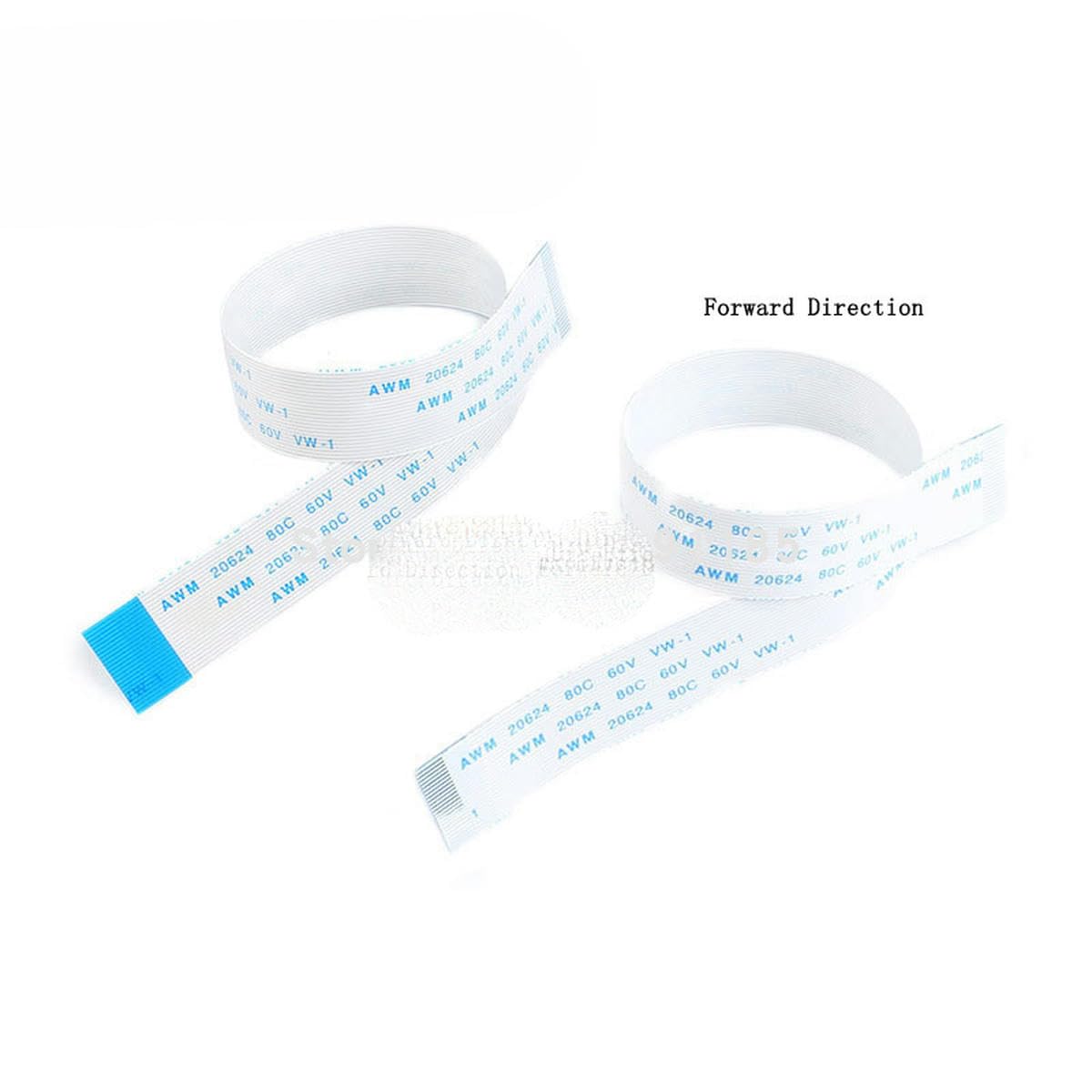 5Pcs FFC FPC Flexible Flat Cable Ribbon 4 6 8 10-40Pin Pitch 0.5/1.0mm AWM 20624 - Foto 6