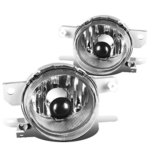DNA Motoring FLZTL125CH Pair Bumper Fog Lights [For 93-95 Honda Civic Del Sol]