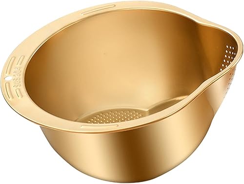 Miniatura 1 de Fenteer Filtro limpiador de arroz, filtro de lavado de arroz, cesta de colador versátil colador lateral colador de cocina cesta de drenaje para