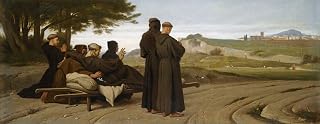 ArtDirect Saint Francois D'Assise Transports Dying to Sainte-Marie Des Anges, Benit the City of Assisi 20x8 UnFramed Museum Art Print Poster Ready for Framing by François-Léon Benouville