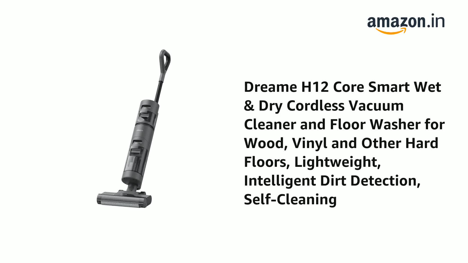 DREAME H12 Core Water & Dust Vacuum Cleaner