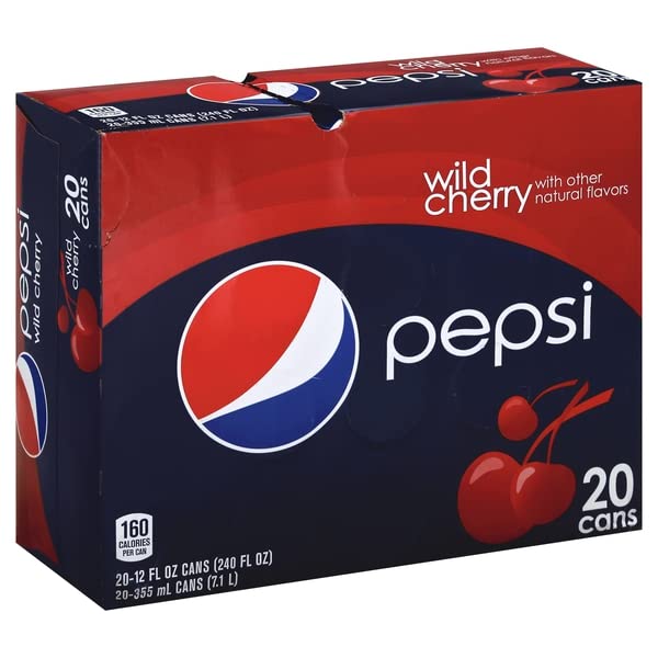 PepsiCola Wild Cherry, 240 Ounce