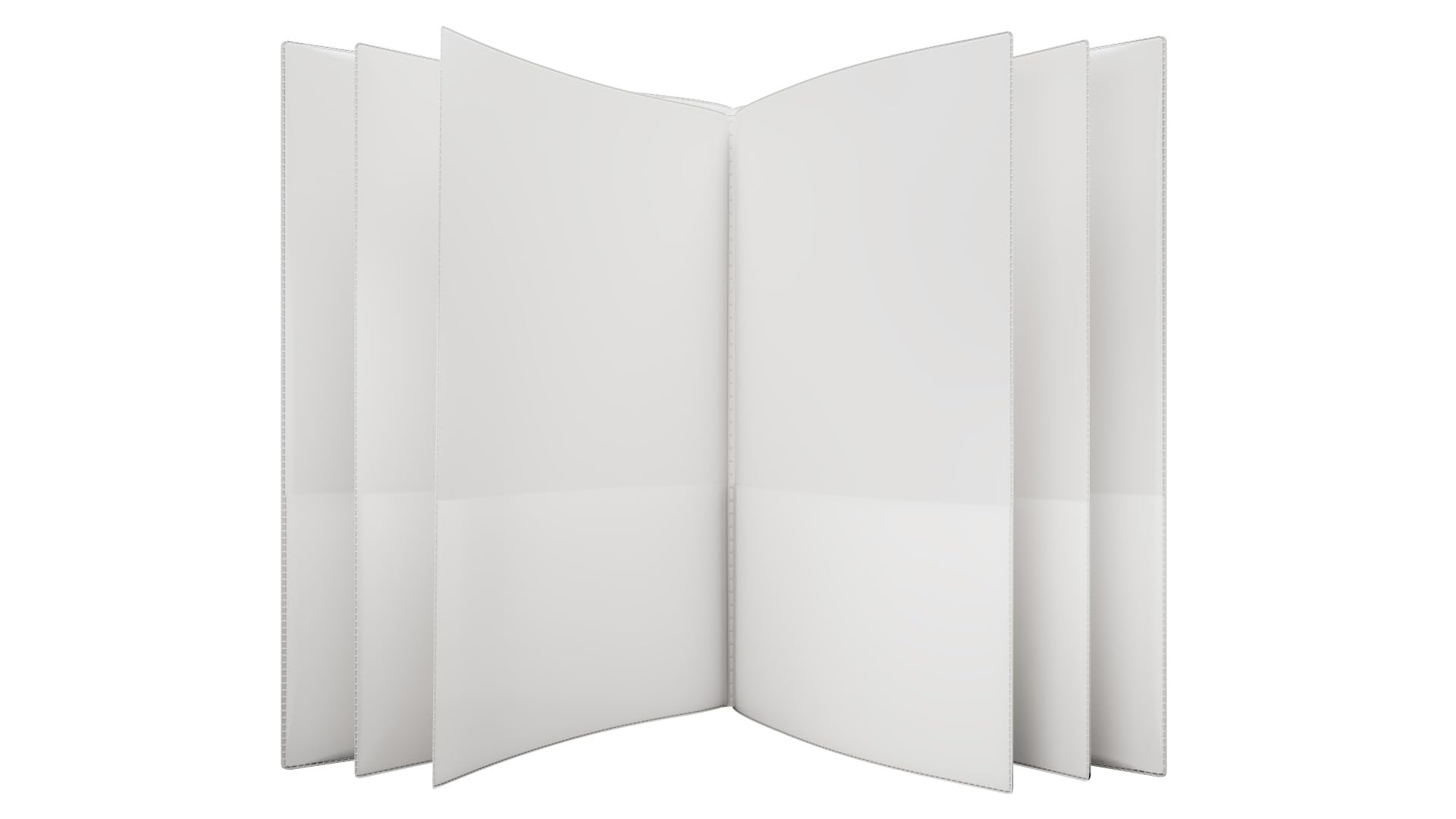 Nicky's® Multi Pocket Organizer, 10 or 14 Page Folder, Water Proof, Patented Tear-Resistant, Flexible Plastic, Proudly Made in USA, Binder Substitute.