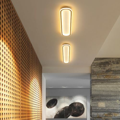Plafonnier LED long or 3000K/4000K/6000K, luminaire plafonnier moderne salon et chambre