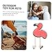BESTonZON Cute Flamingo Squeaky Dog Toy Interactive Pet Toy for Dogs Helps Relieve Teething and Boredom for Indoor and
