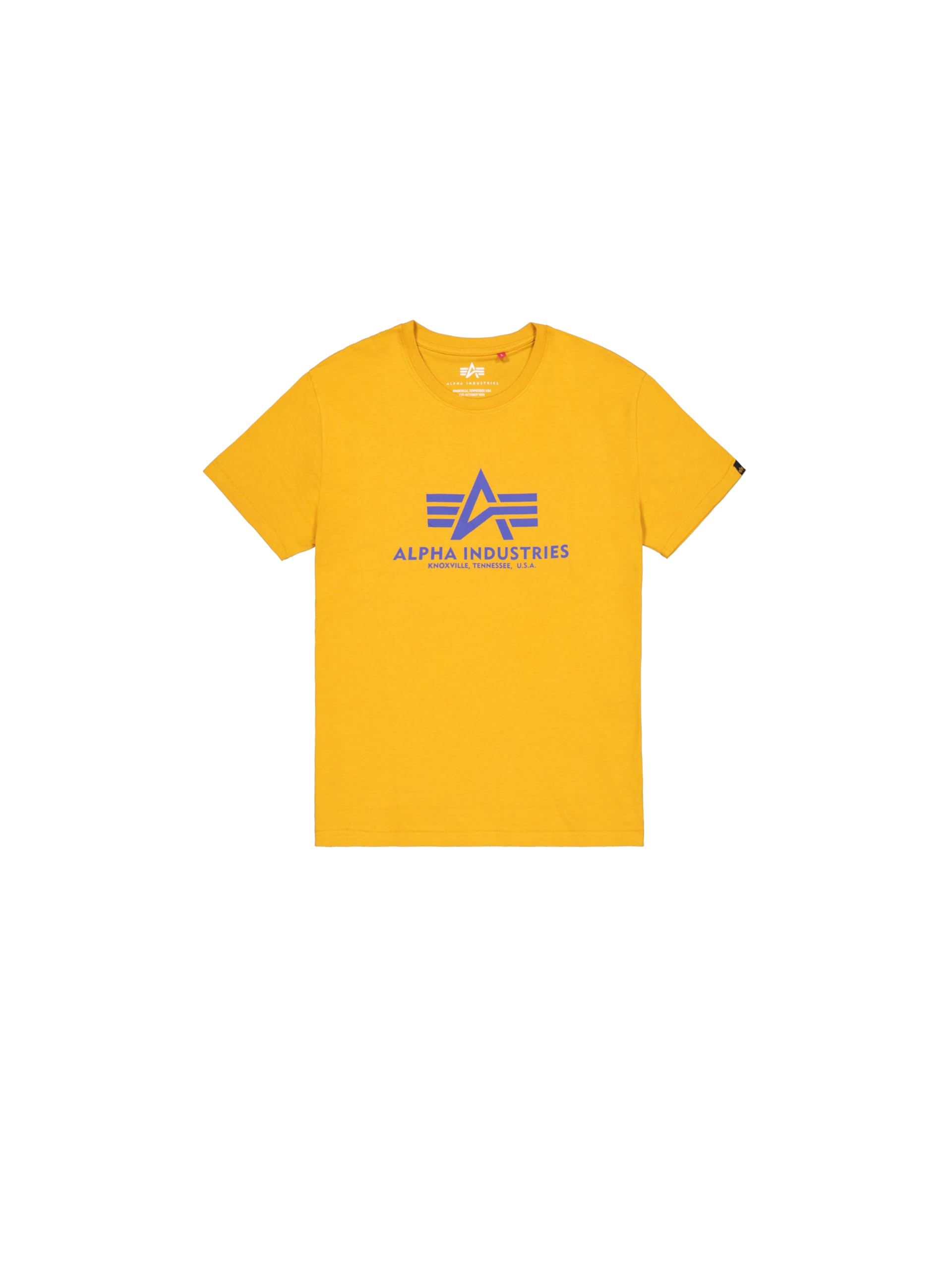 T-Shirt Alpha Industries Basic BL coton mode homme coupe regular confortable - 7