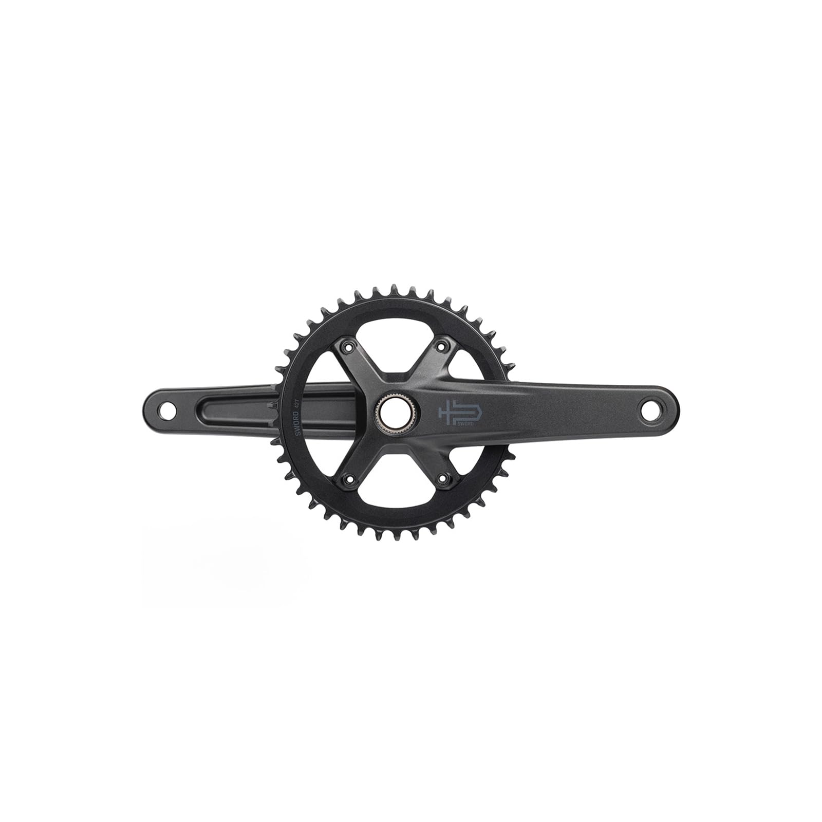 Amazon.com : microSHIFT Sword 1x Crankset - 170mm, 10-Speed, 42t
