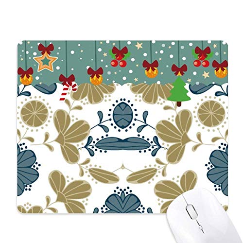Tapis de souris floral doré en caoutchouc pour bureau élégant