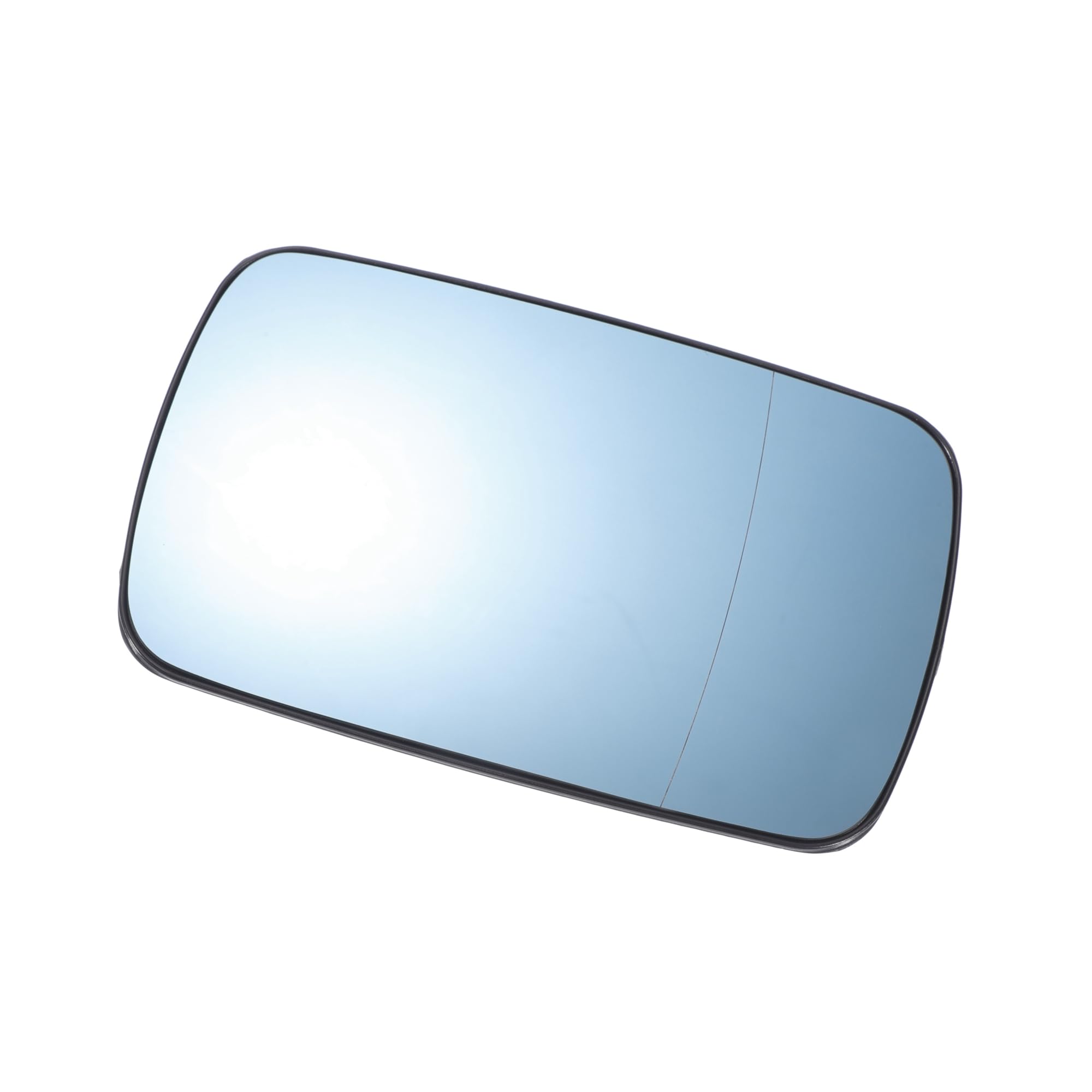 Car Rearview Right Passenger Side Mirror Glass Replacement W/Backing Plate Heated Blue Glass for BMW 3 Series E30 E36 1982-2000 Car Replace Front