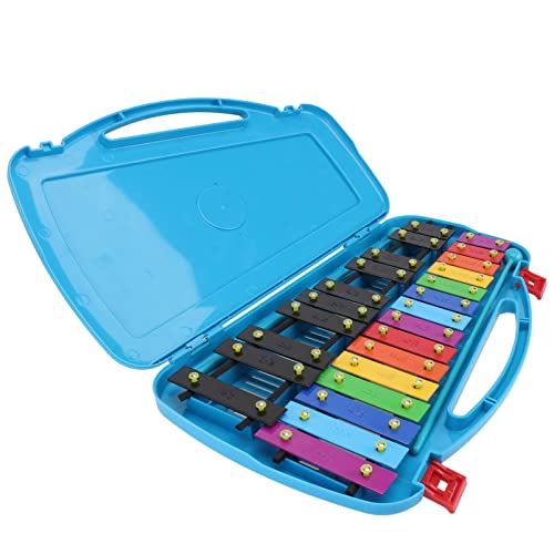 FUTUREORYY 1Pc Note Metallophone Percussion Instrument for Durable Aluminum Plates Colorful Musical for Safe and Engaging for Early Music Education