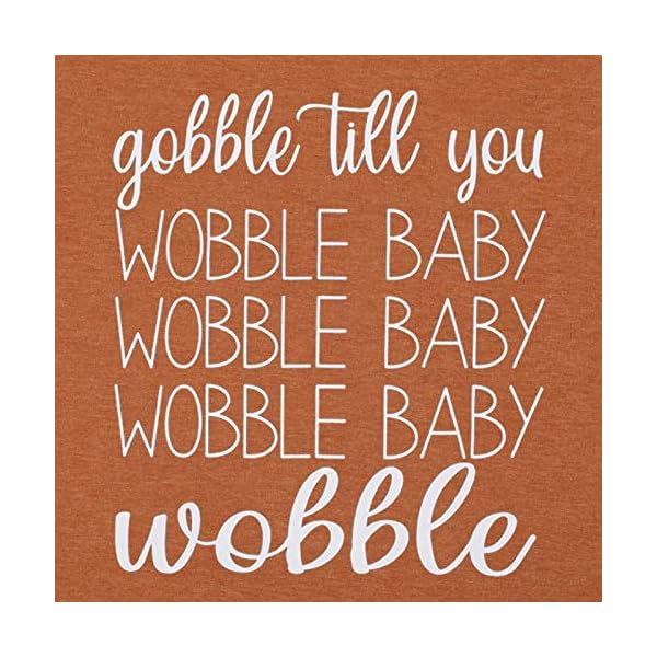Gobble-Till-You-Wobble-Baby-Shirt-for-Women-Funny-Cute-T-Shirt-Thanksgiving-Letter-Print-Tee-Short-Sleeve-Tee-Tops Gobble Till You Wobble Baby Shirt Women Thanksgiving T-Shirt Funny Wobble Baby Letter Print Tee Fall Short Sleeve Tee Tops Orange