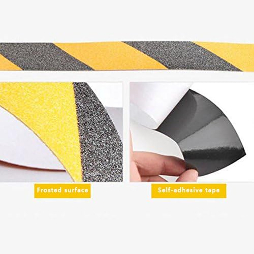 Safety Tape, Anti Slip Tape High Traction Strong Grip Abrasive Residue Free Adhesive Steps Tape for Indoor & Outdoor 50mmX5m - Image 4