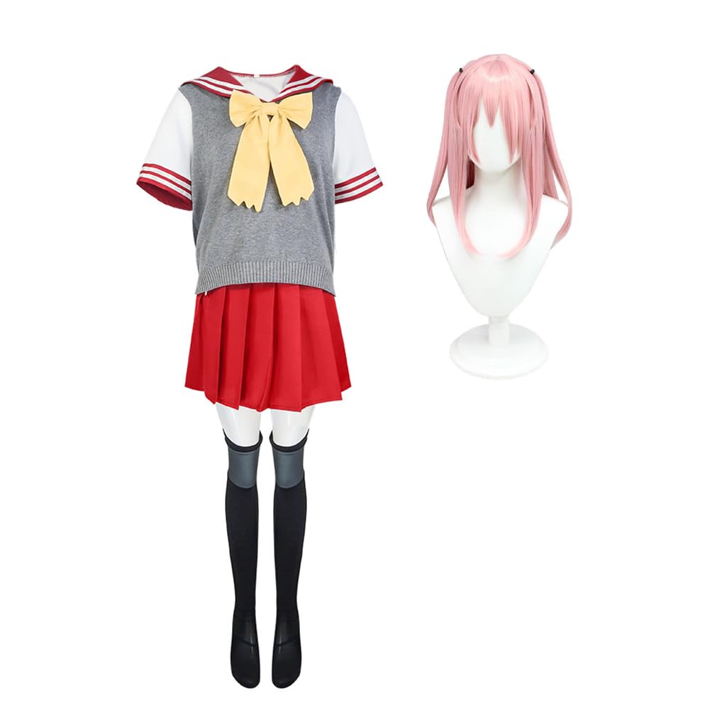 Xinchangda Kitagawa Marin Cosplay Costume Inui Sajun Cosplay Outfit Women Anime School Uniform Suit Shirt Skirt Full Set for Halloween Party Role Play
