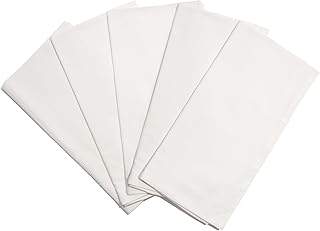 Bread Towels for Proofing Cover - 100% Organic Cotton Bread Cloth for Rising - Breathable Tea Towel for Bread Making - Unbleached Baking Towels - Bread Basket Cloth Napkin - 27"x27" (Natural - 5 Pack)