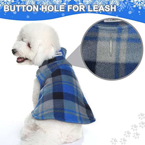 Scenereal Dog Winter Clothes Reversible Jacket Warm Coat Windproof Waterproof Plaid Vest Christmas Suit For Small Medium Large Dogs Pets Cold Weather Wearing #TOP4