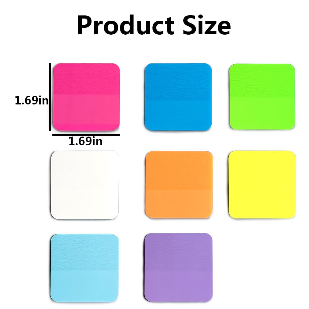 スティッキーノート 半透明 160枚入り Amazon.com : 160 Sheets Transparent Sticky Notes - Colored, Clear