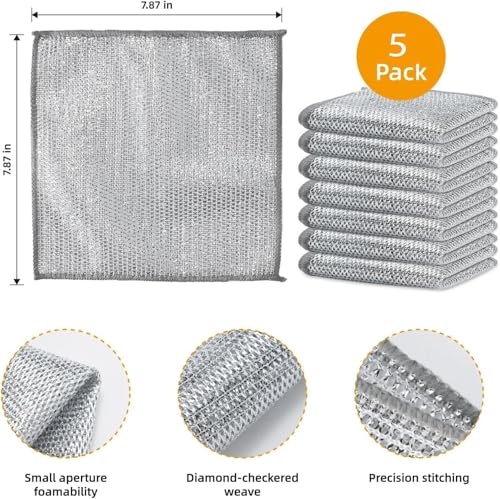 Image of Boniry Mini Gap Bathroom Cleaning Brush, Multipurpose Toilet Cleaner Brush, Hard Bristle Crevice & Tile & Window Cleaning Tools, Kitchen & Stove Cleaner Brush (5 Wire Cloth, Black)