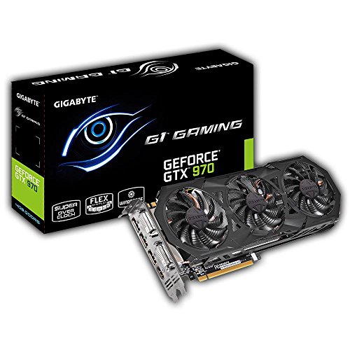 Gigabyte NVIDIA GTX 970 G1 Gaming Edition Gaming Graphics Card (4GB, PCI Express, 256 Bit)
