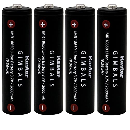 Kastar 4-Pack Battery 3.7V 2600mAh Replacement for XHDATA D-808 D808 AM FM SW SSB LW AIR Weather Alert Portable Radio, Zhiyun-Tech Gimbal Crane 2, Crane 2S, Crane 3S Pro, Crane 3SE